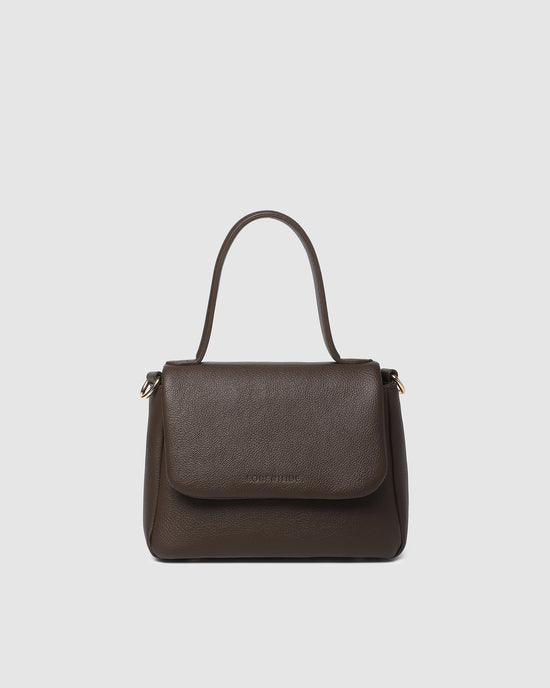 Connie Top Handle Bag - Chocolate