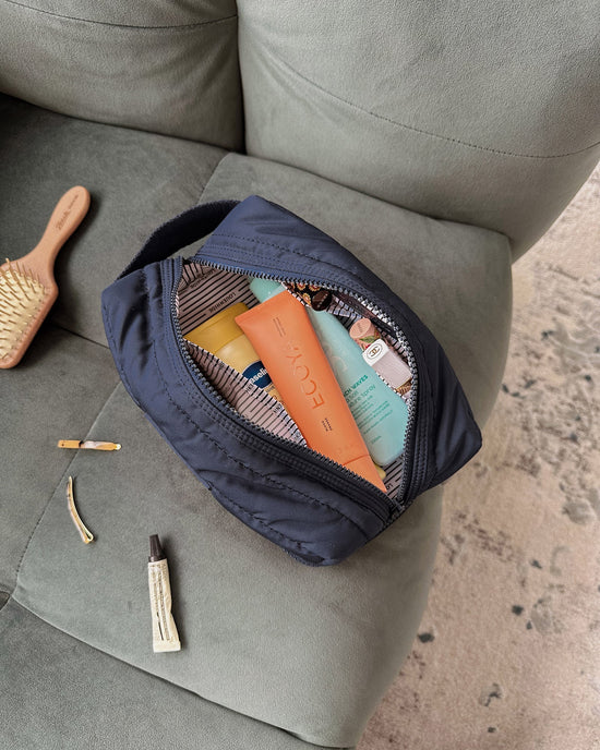 Mila Cosmetic Case - Navy