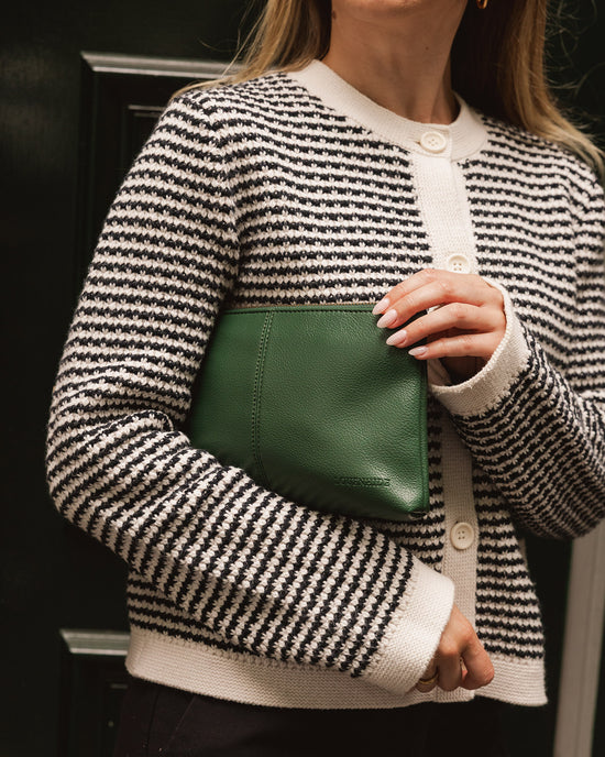 Mimi Clutch - Forest Green