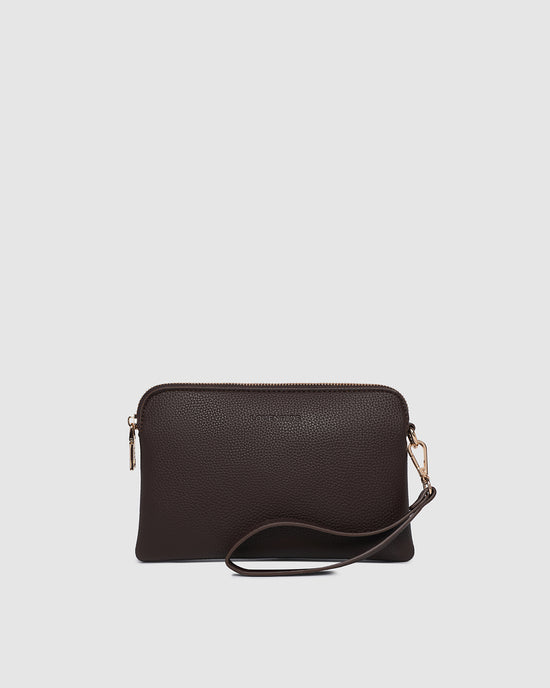 Poppy Clutch - Chocolate