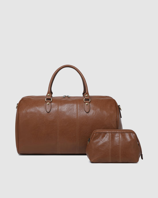 Cooper Travel Bag Bundle - Cognac