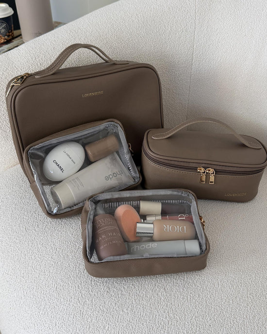 Georgie & Fifi Cosmetic Set - Coffee