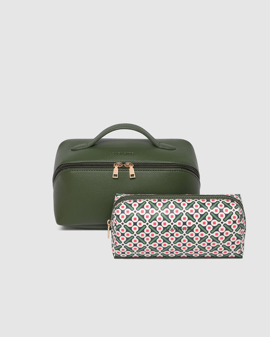 Mary Brianna Cosmetic Set - Olive