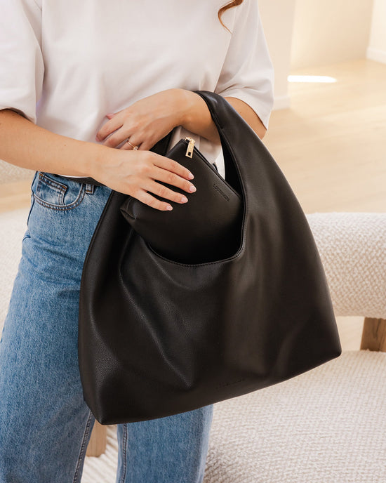 Monaco Everyday Pouch Set - Black