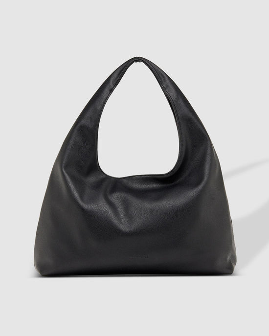 Louenhide Monaco Bag in black vegan leather - front view